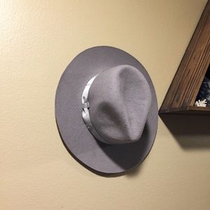 Lack of Color Light Grey Wide Brim Wool Hat